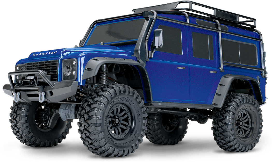 Traxxas 1/10 Scale TRX-4 Trail Crawler with 2.4GHz TQi Radio, Bl
